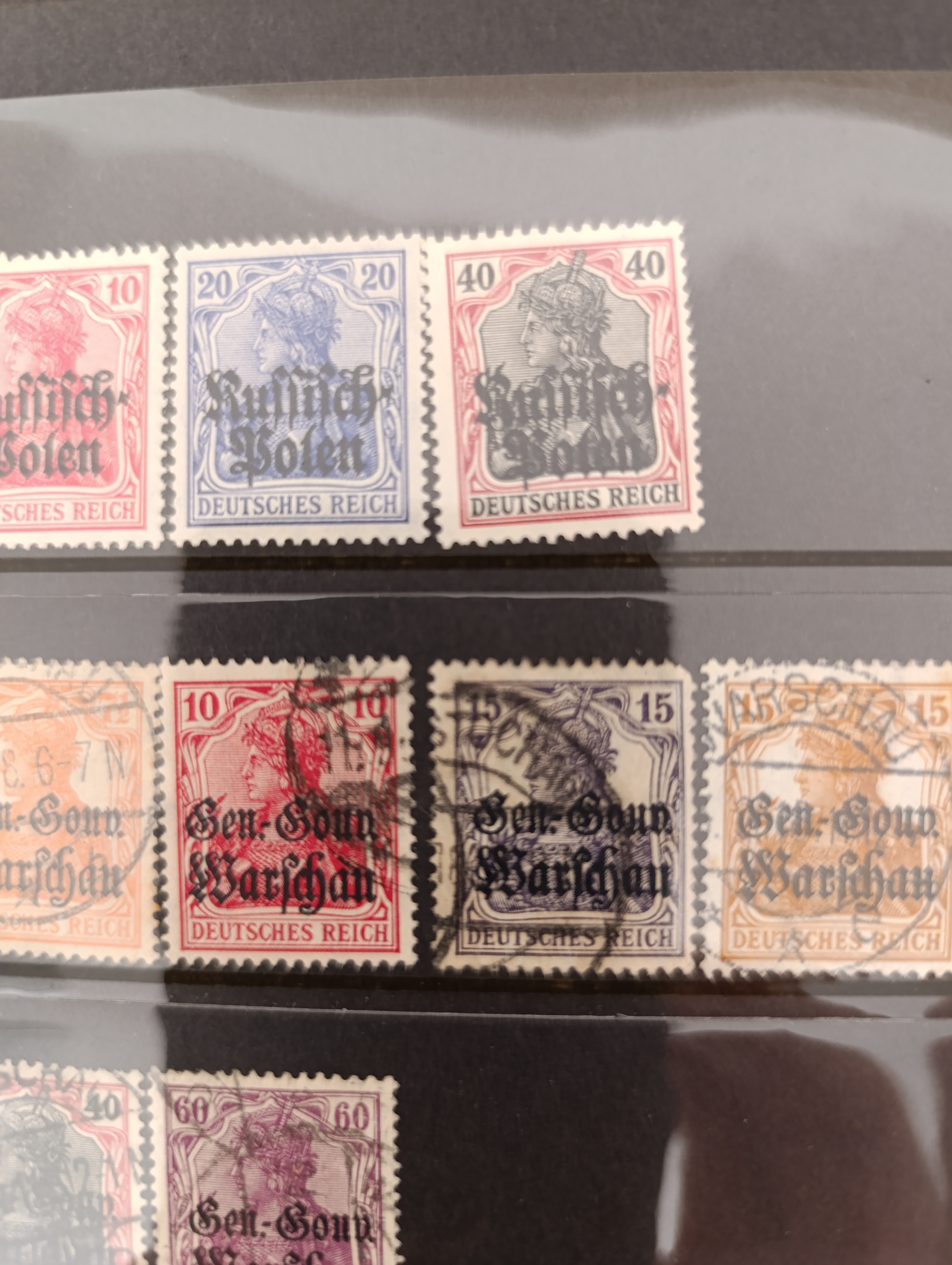 Russisch-Polen и Gen.-Gouv. Warschau — высокие номиналы