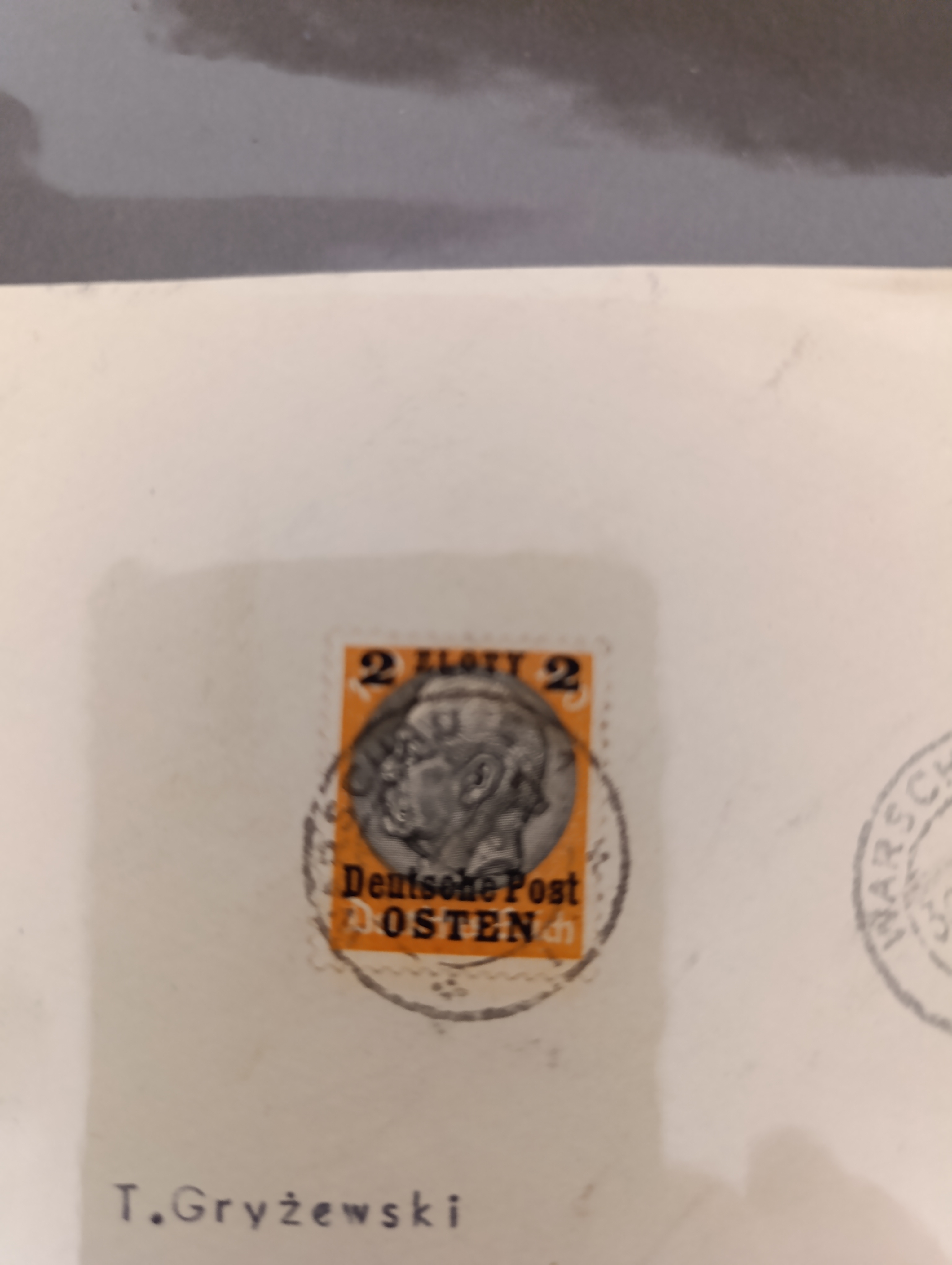 Deutsche Post Osten — 2 zł на Hindenburg