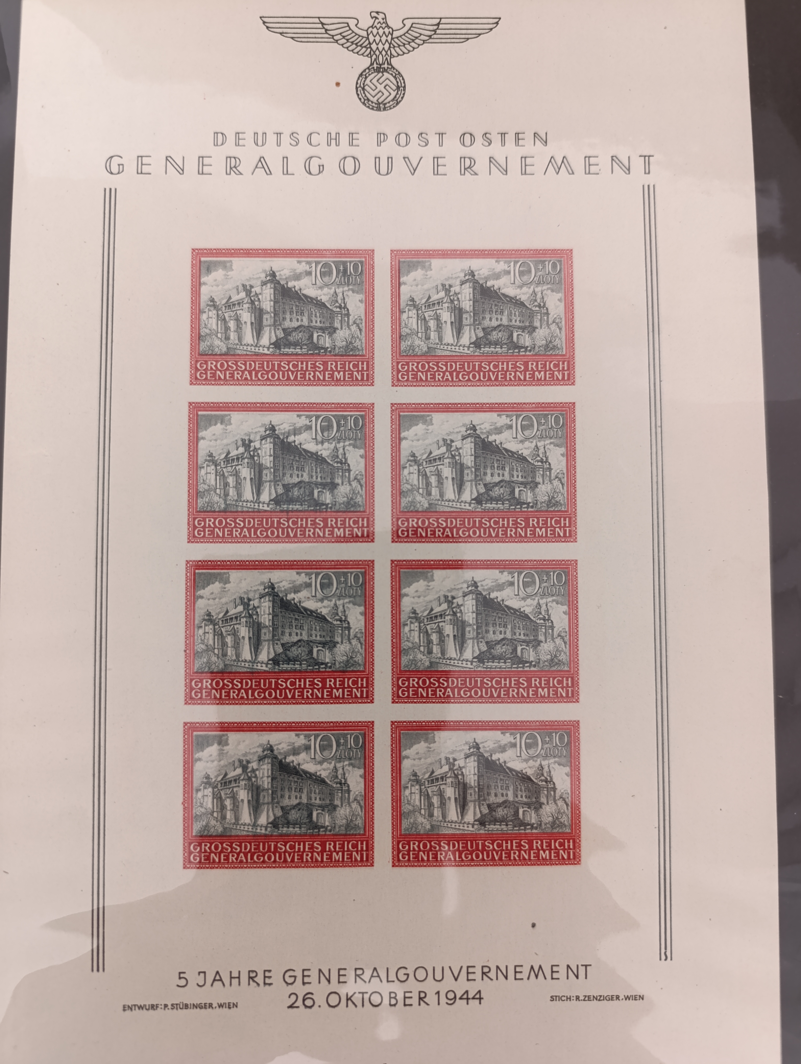 Generalgouvernement — блок «5 Jahre GG» 1944