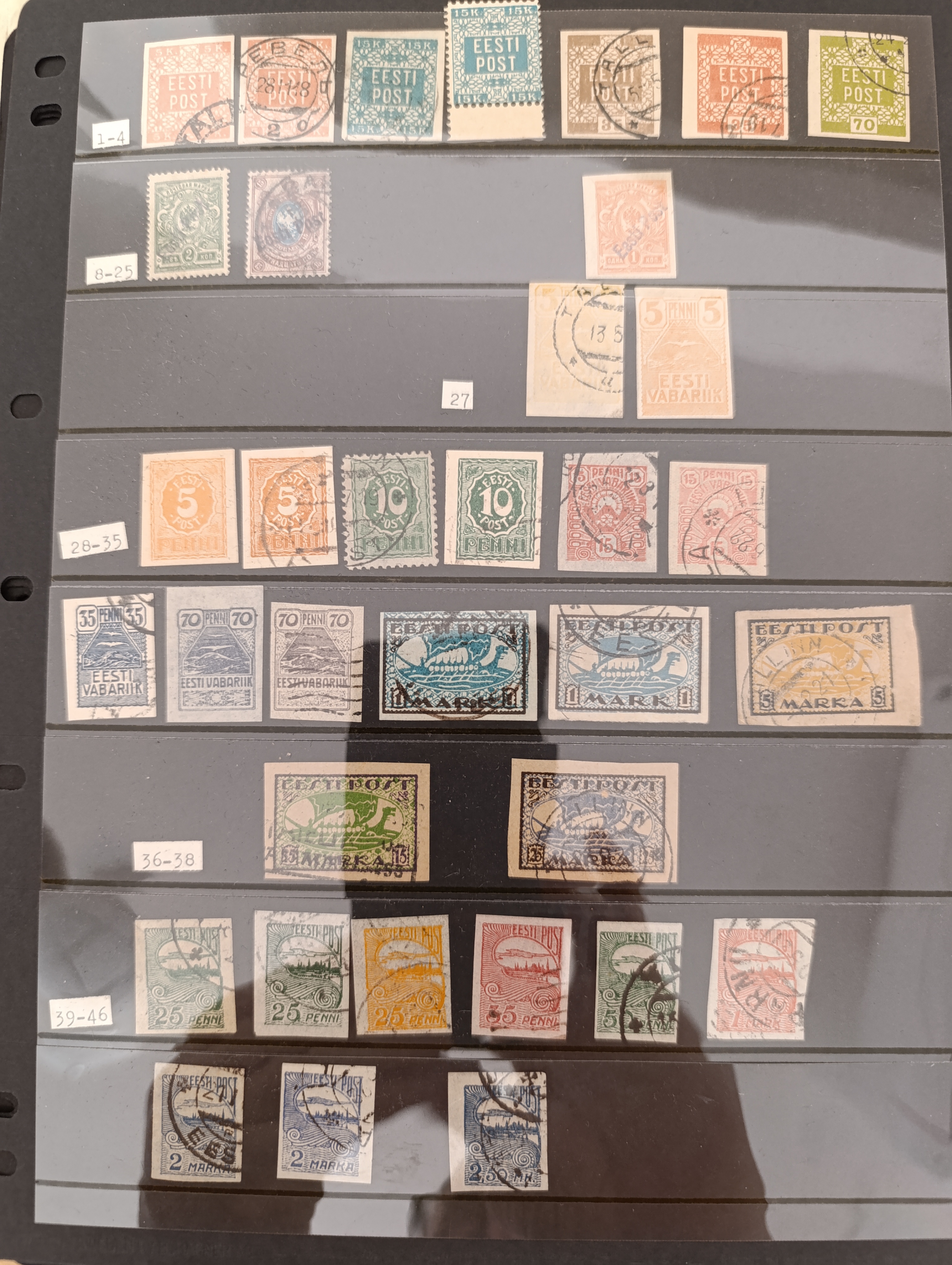 Эстония 1918–1923 — ранние выпуски
